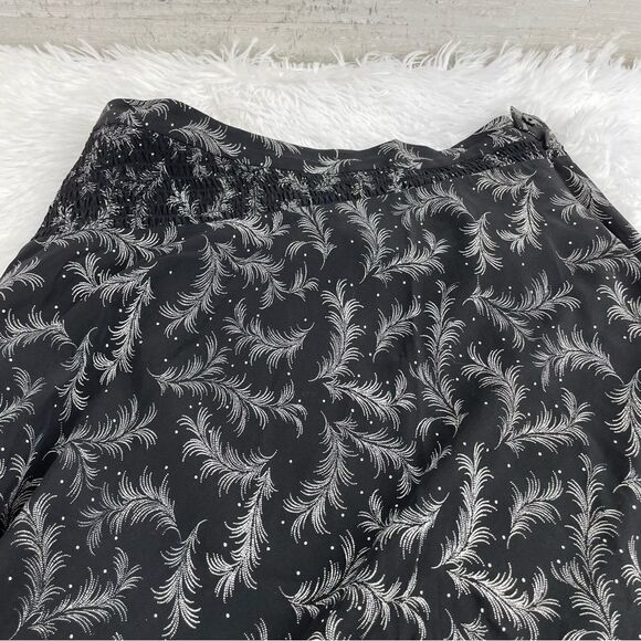 Band of Outsiders Feather Silk Peasant Maxi Skirt - Picture 2 of 6